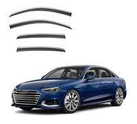 YDLYDL Deflettori finestrini per Audi A4L Sedan MK5-B9 2017+, Protezione Meteo Facilità Installazione Nero Antivento Antipioggia Deflettore Aria Auto