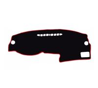 YDLYDL Tappetino Antiscivolo per Volkswagen VW Bora 1998 1999 2000 2001 2002 2003 2004 2005, Auto Tappetino Antiscivolo per Cruscotto Tappetino Interno Ricambi Auto Accessori,Left Hand Drive-Red