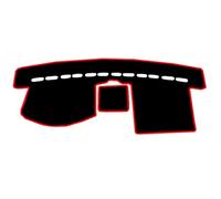 YDLYDL Tappetino Antiscivolo per Volkswagen VW Touran 2003-2010 2011 2012 2013 2014 2015 2016, Auto Tappetino Antiscivolo per Cruscotto Tappetino Interno Ricambi Auto Accessori,Left Hand Drive-Red