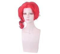 ydound 2022 35 cm Anime.JoJo.' S Bizarre Adventure Kakyoin Noriaki Kakyouin Noriak Parrucche di Cosplay Playing Red Hair Halloween 1: 1 Parrucche