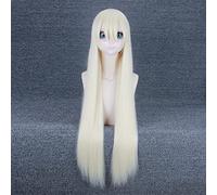 ydound 2022 Ainime Nier: Automata A2 Argento/Light Golden Wig Costume Cosplay Yorha Tipo A n. 2 Donne Capelli Lunghi Sintetici Parrucche di Halloween Parrucche DM-870 (Color : Dm-870)