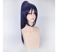 ydound 2022 AMA vivi! Kanan Matsuura Lungo Viola Pompa Ponytail Parrucca Amore Love Cosplay Accessori Cosplay Resistente al Calore Capelli Sintetici Play Parrucche Purple LoveLive Purple
