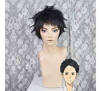 ydound 2022 Anime Durarara Ryugamine Mikado Cosplay Parrucca Breve Black Capelli Sintetici Resistenti al Calore+ Tappo della Parrucca