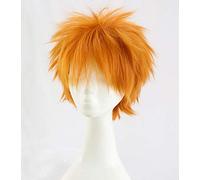 ydound 2022 Anime Haikyuu ! Shoyo Hinata Cosplay Parrucca Corta Costume Arancione Gioca Parrucche Costumi di Halloween Capelli+ Tappo della Parrucca