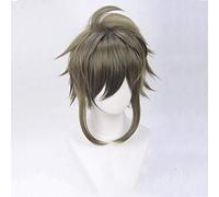 ydound 2022 Anime Idolish7 Sette Parrucca Cosplay Nikaidou Yamato Green Verde Corto Verde Corta Parrucca Sintetica Parrucca for Capelli+ Tappo della Parrucca