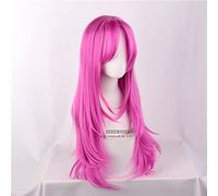 ydound 2022 Anime JoJo' s Bizarre Adventure Golden Wind Diavolo Diavolo Pink Long Parrucca Cosplay Costume Resistente al Calore Capelli Sintetici Halloween Party Pink (Color : Pink)