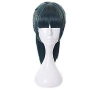 ydound 2022 Anime Jujutsu Kaisen Kaisen Maki Zenin Cosplay Parrucca 50 cm Capelli Verdi Halloween Parrucca Parrucca+ Tappo della Parrucca Libera Resistente al Calore Sintetico