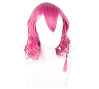 ydound 2022 Anime Kazuichi Soda Parrucca Cosplay Parrucca Pink Capelli Ricci Parrucca Anime Costume Cosplay Capelli for Adolescenti for Adulti