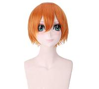 ydound 2022 Anime LoveLive Rin Hoshizora Orange Parrucca Corta Costume Cosplay Love Live Reisesant Capelli Sintetici Capelli Sintetici Donne Parrucche Cosplay