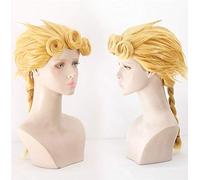 ydound 2022 Bizarre Adventure Giorno Giovanna 2018 Nuovo Anime Cosplay Jojo39s Parrucca d' Oro Cosplay Styled Hair Halloween Giogio. Gioco di Ruolo