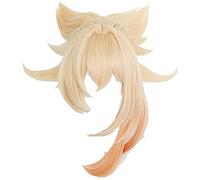 ydound 2022 Cos Wig Gioco Genshin Impact Yoimiya Parrucca Cosplay Parrucca Sfumata di Colore Misto Halloween Regalo di Natale Fantasia