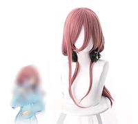 ydound 2022 Cos Wig Gotoubun No Hanayome The Quintessential Quintuplets Miku Nakano Parrucche Sintetiche Rosa for Cosplay + Cuffia for Parrucca