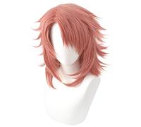 ydound 2022 Cos Wig Kimetsu No Yaiba Sabito Parrucca Cosplay for Costume di Halloween da Uomo (Rosa)