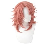 ydound 2022 Cos Wig Kimetsu No Yaiba Sabito Parrucca Cosplay for Costume di Halloween da Uomo (Rosa)