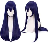 ydound 2022 Cos Wig LoveLive Sonoda Umi Parrucca Cosplay for Ragazze Capelli Lunghi Blu Rettilinei con Cappuccio for Parrucca for la Festa di Halloween KEEBON