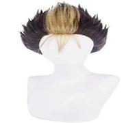 ydound 2022 Cos Wig Parrucca Anime Haikyuu!!Yu Nishinoya Tintura e Tintura Capelli Corti Neri Parrucca Cosplay Comic-con Festa di Halloween Carnevale Uomini e Donne Anime Fan Regalo KEEBON
