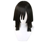 ydound 2022 Cos Wig Parrucca Cosplay Kimetsu No Yaiba Iguro Obanai (Nero)