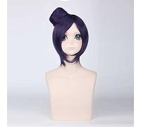 ydound 2022 Cos Wig Parrucca Cosplay Konan Uomo Donna Parrucche Cosplay Halloween, Natale, Carnevale Fancy Dress Parrucca Corta Dritta Viola Scuro