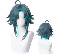 ydound 2022 Cos Wig Parrucca Cosplay lanuginosa Sfumata Blu for Il Gioco Genshin Impact Xiao Lolita Gradient Party Harajuku Hair (Xiao-Blue Gradient)