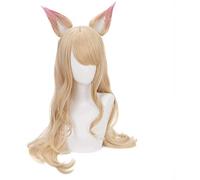 ydound 2022 Cos Wig Parrucca for Personaggi del Gioco Lusha Parrucche for Cosplay LOL Parrucca Sintetica for Capelli for Feste di Carnevale, Halloween, Natale