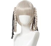 ydound 2022 Cos Wig Parrucca momobami Kirari for Parrucca Cosplay Anime Kakegurui Parrucca Grigia a Treccia Lolita Parrucca for Costume di Halloween