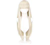 ydound 2022 Cos Wig Parrucca Yomoduki Runa for Cosplay Anime Kakegurui Parrucca for Costume di Halloween con Capelli Lunghi e Lisci Dorati