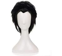 ydound 2022 Cos Wig Parrucche Cosplay Anime Yuri!on Ice Katsuki Yuri Cos Parrucca Nera con Retro Grande KEEBON