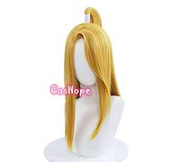 ydound 2022 Deidara Cosplay Men Long Golden Yellow Wig Giallo Cosplay Anime Parrucca Cosplay Parrucca Resistente al Calore Parrucche Sintetiche