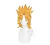ydound 2022 Dio Bra Brando Cosplay JoJo Bizarre Adventure Cosplay Men Short Golden Wig Cosplay Anime Cosplay Resistente al Calore Parrucche Sintetiche Resistenti al Calore
