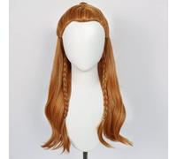 ydound 2022 Game Genshin Impact Wig, Parrucca Aloy for Cosplay Anime, Parrucca Marrone con Cappuccio for Parrucca Gratuito, for Halloween, Feste, Carnevale, Vita Notturna, Concerti, Matrimoni