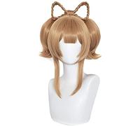 ydound 2022 Genshin Impact Cosplay Parrucche saccarosio Gradiente Verde 85 cm Lungo Dritto Resistente al Calore Resistente ai Capelli Sintetici Halloween Party Party+ Tappo della Parrucca