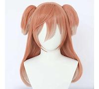 ydound 2022 Genshin Impact YanFei Wig Parrucca for Cosplay Anime con Cappuccio for Parrucca Gratuito, for la Festa di Halloween Carnevale di Halloween con Parrucca