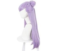 ydound 2022 Gioco LOL Akali K / da Parrucche Cosplay 45cm trasformato con Coda di Cavallo Sintetico Capelli Lunghi Mix Viola ( Size : Evelynn Purple )