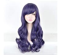 ydound 2022 Gioco LoveLive! Tojo Nozomi Parrucca Cosplay Viola Lungo ricciolo a Fibra di Calore Resistente ai Capelli Anime Costume da Gioco Parrucche perucas ku7157 ( Size : KU7157 )