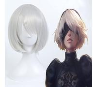 ydound 2022 Hot Game Nier: Automata Parrucche Cosplay Nier Automita 2B Yorha n. 2 Tipo B Resistente al Calore Anime Anime Anime Cosplay Parrucca Halloween Halloween