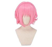 ydound 2022 Ichigo Momomiya Cosplay Tokyo Mew Mew Mew Cosplay Parrucca Rosa Cosplay Anime Cosplay Carino Parrucche Simpatico Resistente al Calore Parrucche Sintetiche Halloween