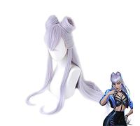 ydound 2022 KDA. Parrucche Cosplay ad Evelynn cattivest LOL KDA. Cosplay Lunghe Parrucche Viola con panini Capelli Sintetici Resistenti al Calore
