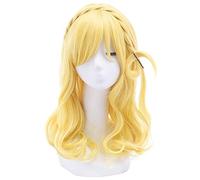 ydound 2022 L-E- Mail Parrucca Amore Live Sunshine Cosplay Parrucche LoveLive Kanan Ruby Mari Honoka Yoshiko Riko You Watanabe Cosplay Wig Capelli Sintetici 14inches Giallo