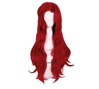 ydound 2022 La Piccola Sirena Principessa Ariel Cosplay Parrucche a Onda Lunga ondulata Resistente al Calore Parrucca for Capelli Sintetica + Tappo della Parrucca