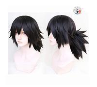 ydound 2022 Lama di Demone Slayer Kimetsu No Yaiba Tomioka Giyuu Parrucca Cosplay Galleria di Halloween Anime Brevi Capelli Sintetici dai Capelli Corti
