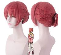 ydound 2022 MITSUBA Wig Breve Blush Pink Wig Anime WC- Boiled Hanako- Kun Capelli Cosplay Parrucca Sintetica Cosplay 35 cm