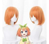 ydound 2022 New Nakano YotSuba Cosplay Wig Goubun No Hanayome Il Quintessenziale QuinTuplets Orange Cosplay Wig Nakano YotSuba