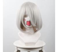 ydound 2022 Nier di Alta qualità: Automata 2b Yorha n. 2 Tipo B Eroine Parrucca Cosplay Parrucca Argento Grigio Breve Bobo Styled Parrucche for Capelli Sintetici + Tappo della Parrucca