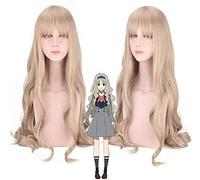 ydound 2022 Parrucca Cosplay Anime Kokoro 556 Parrucca Capelli Ricci Marrone Caramella in Franxx Cosplay Comic- con Halloween Party Carnival Anime Fan dei Fan del Regalo
