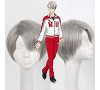 ydound 2022 Parrucca Cosplay,Yuri! sulle Parrucche del Ghiaccio, con Tappo della Parrucca Libera, for Halloween, Festa del Vestito, Vita Notturna,concerti,Matrimoni
