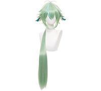 ydound 2022 Parrucca Genshin Impact, Parrucca di saccarosio for Cosplay Anime, con Cappuccio for Parrucca Gratuito, for Halloween, Feste, Carnevale, Vita Notturna, concerti, Matrimoni