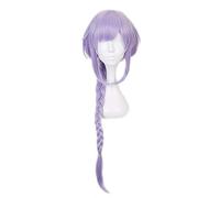 ydound 2022 Parrucca Genshin Impact, Parrucca Qiqi for Cosplay Anime, con Cappuccio for Parrucca Gratuito, for Halloween, Feste, Carnevale, Vita Notturna, concerti, Matrimoni