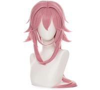 ydound 2022 Parrucca Genshin Impact, Parrucca Yae Miko for Cosplay Anime, con Cappuccio for Parrucca Gratuito, for Halloween, Feste, Carnevale, Vita Notturna, concerti, Matrimoni