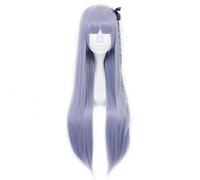 ydound 2022 Parrucca Kirigiri Kyoko Kirigiri, Parrucca Cosplay Kirigiri di Kyoko Kirigiri con Tappo della Parrucca, Parrucca di Cosplay Anime Viola Lunga (Color : Monokuma Female)