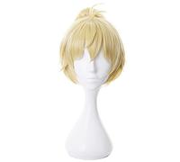 ydound 2022 Parrucca Yuri Honjo, Invasione di Alto Aumento Yuri Honjo Parrucca Cosplay con Tappo della Parrucca, Parrucca di Cosplay Black Blue Blue Long Dritto ( Color : Mayuko Nise )